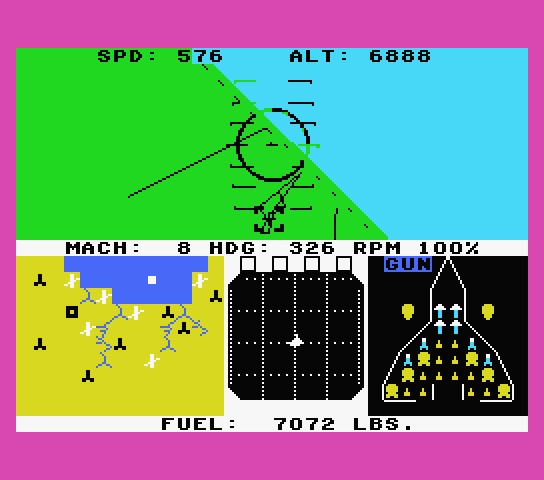 F15 Strike Eagle screenshot 3 for MSX2